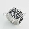  Stainless Steel Jewelry Factory direct Supply Cross Rings