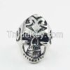 punk white Zircon cube eye Fashion Skull 