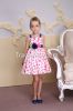 Vintage Flower Plaid Cotton Dress for Kids, Children Frocks Design