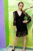 YIGELILA 2015 Latest Women Fashion Sexy Black Lace Evening Prom Dress