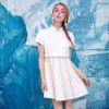 YIGELILA 2015 Women Short Sleeve Wrap Cheongsam Mini Casual Dress SML