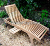 Sun Lounger - Mini Tray - Outdoor, Garden - Teak Wood