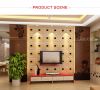 HOT SALE embossed 3d PVC & Leather wall panel