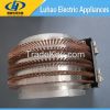 Air cooling ceramic heater with copper fan