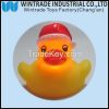 Eco-freindly PVC  LED rubber duck, flashing bath duck toy
