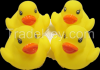 custom fashion LED rubber flashing bath duck toy