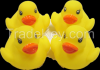 Eco-freindly PVC  LED rubber duck, flashing bath duck toy