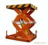 Safe and durable Stationary scissor lift for warehouse