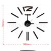 sticker removable wall clock, fashion number clock for home decor