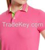 high quality slim fit cotton  polo shirt for ladies