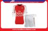2015 hot sell Red soccer jersey with ambroidered label