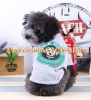 2015 hot sell Pink Cotton dog T-shirt for spring and summer 