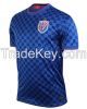 100% polyester o-neck soccer jerseys with breathable fabric