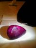 A SHAPED AND CUTTED RUBY PEAR FOR SALE