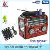 Solar panel radio with...