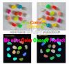 Hot sale Glow in Dark Fluorescent Pebbles Stones irregular shape stone resin stone (Colorchangestuff)