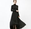 Flowing Turtleneck Manufacturer Maxi Long Dresses for Women Islamic , for new arrival