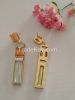 Fashion woman jewelry metal stud earring with crystal