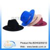 Handmade women wool felt hat wide brim mens fedora hats for women