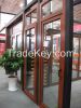 China lowest price aluminium sliding windows and doors with single gla