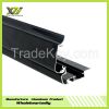 Black anodized 6063t5 extrusion aluminum profile