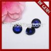 Hot sale high quality round shape synthetic blue corundum, blue sapphire