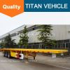 TITAN 3 axle 40ft Flatbed Trailer with 40ton 60 ton loading capacity