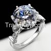 Jewelry Amazing Quality Designer 5ct Sona Synthetic Ring For Women Ste