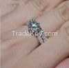 2015 New Vintage Brilliant 2ct SONA Synthetic Ring For Lady 925 Sterli