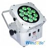 12X15W 6 in 1 Wireless battery led uplights / led flat par of stage lighting