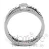 Jewelry Wholesale 925 Sterling Silver AAA Grade CZ Wedding Ring Sets