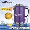 1.7L new design stainless steel electric kettle