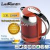 1.5L double walls overall tensile stainless steel electric kettle