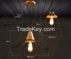 vinatge pendant wood lamp