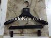 China hot sale luxury wooden hangers vintage style, wood coat hangers