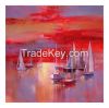 Art painting on canvas for sale art wall decoration stickers sea scene