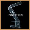 Z shape acrylic podium, 2015 new organic glass lectern