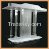 white color acrylic church pulpit, 2015 new organic glass church pulpit