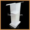 high quality acrylic podium, acrylic podium with LED lights
