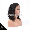 Â Chinese virgin hair loose curl lace front wigs