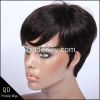 Â Rihanna Style Short Bob Indian Remy Hair Machine Made Wigs