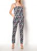 2015 NEW LADIES FLOWER PRINT SEXY TUBE SUMMER CASUAL PARTY JUMPSUITS D1350