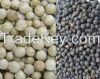 Natural dried White and black pepper