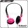 fashion appearance 32 Ohm Speaker Impedance wired kids headphone multi color