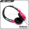 fashion appearance 32 Ohm Speaker Impedance wired kids headphone multi color