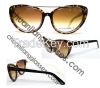 Stylish and Trendy Cat-Eye Sunglasses Cooper Double Bridge Tortoise Women Style Eyewear