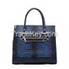 women handbag lady fashion bag alligater pattern front zipper decorati