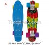 Water Transfer Print Penny Board For Flower