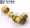 F1 Copper Compression Fitting Nickeled Plating Male Elbow