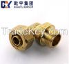 F1 Copper Compression Fitting Nickeled Plating Male Elbow